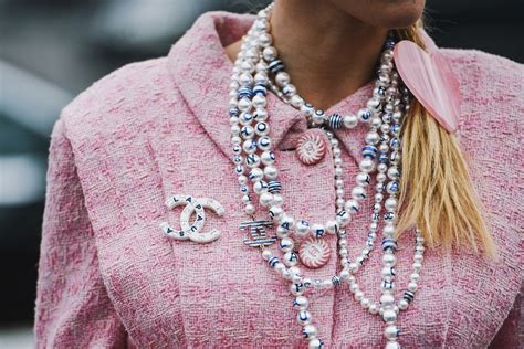 chanel suit chains|Chanel famous suit.